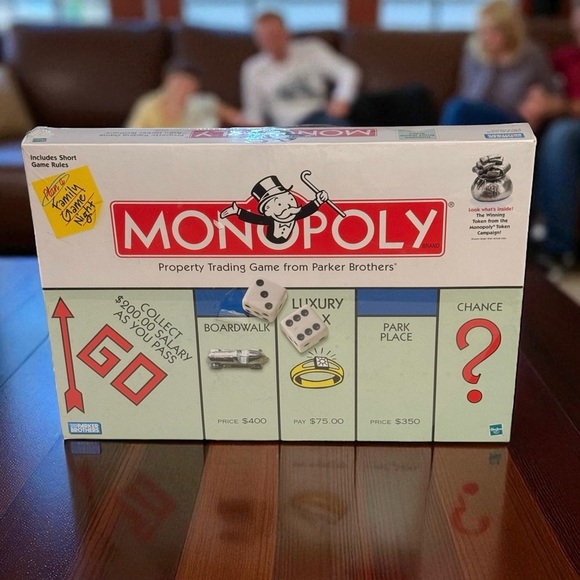 Hasbro Monopoly Board Game 1999 Version New Sealed In Box - Picture 1 of 7